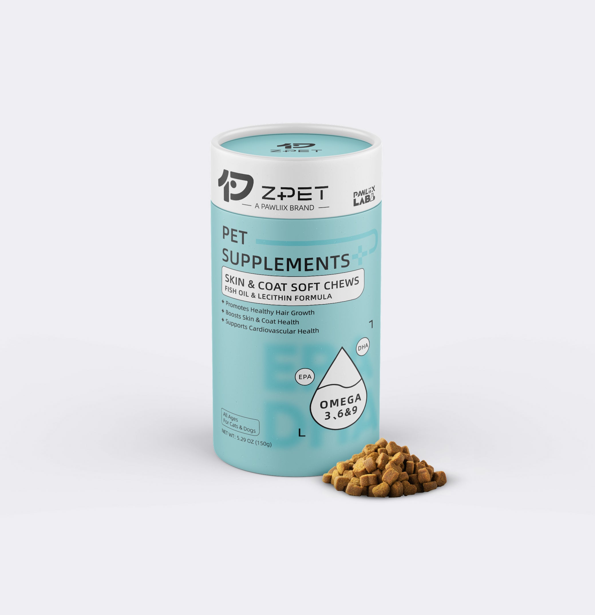 Zpet Skin & Coat Soft Chews (150g)